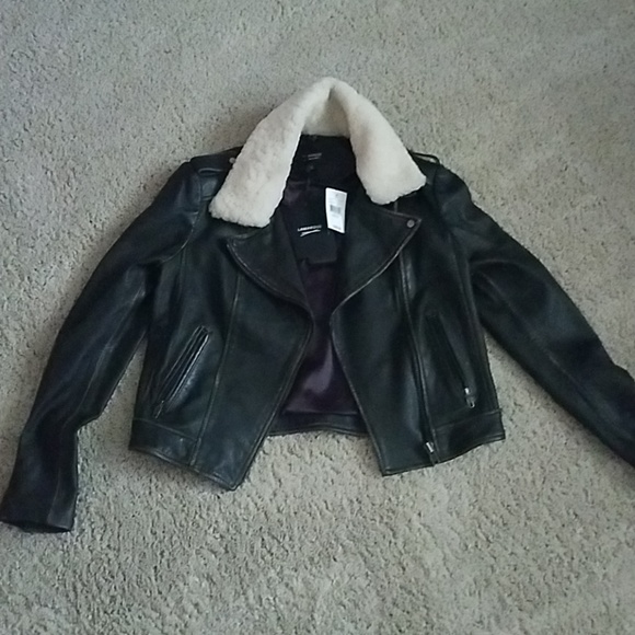 LAMARQUE 100% leather biker jacket - Picture 1 of 8